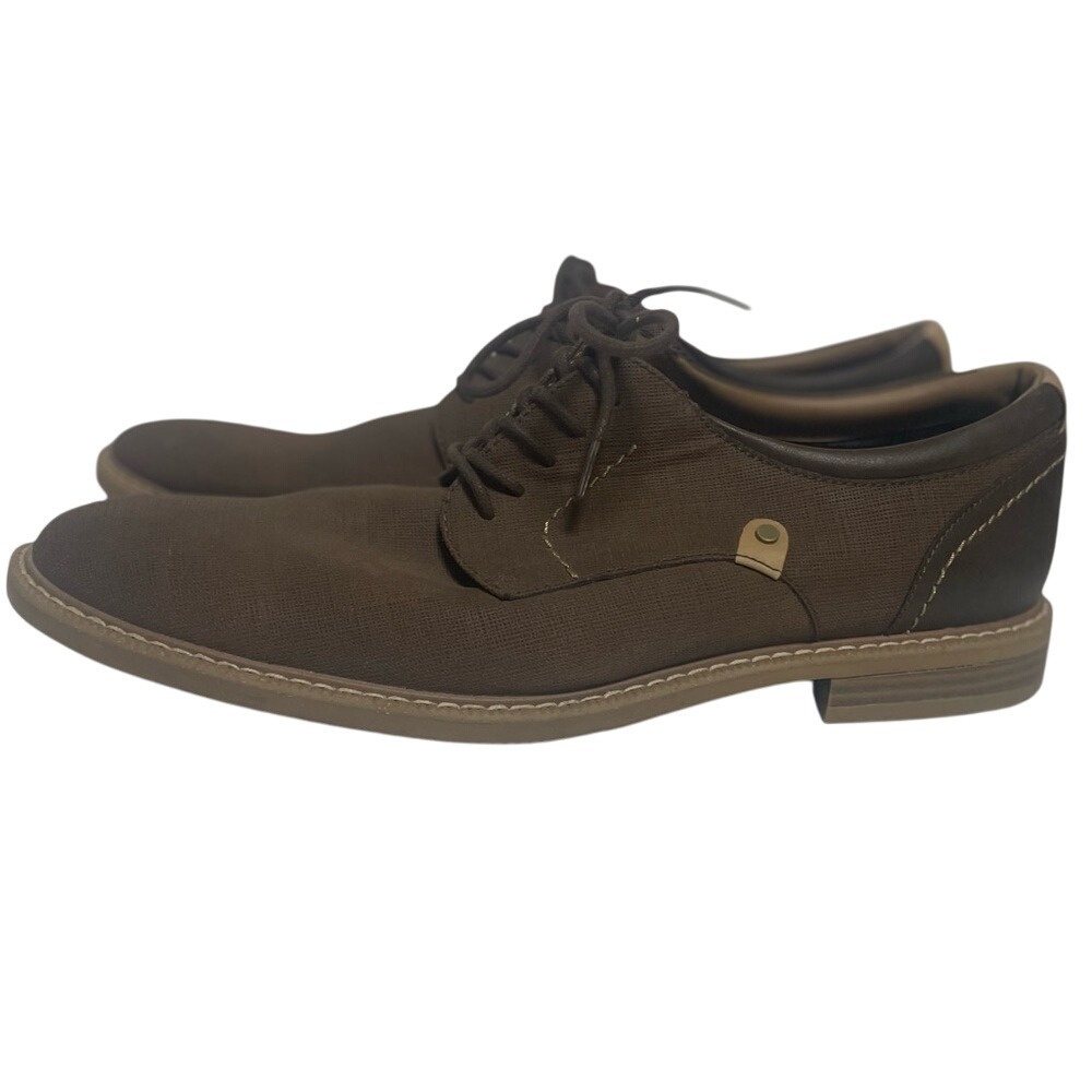 Hawker Rye Two Tone Brown Lace Up Oxfords Mens 11